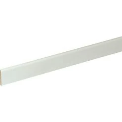 Coupon 👏 BAUHAUS Massivleiste 2,4 M X 5 Mm X 29 Mm, Buche, Weiß Lackiert ⭐