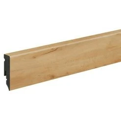 Auslauf 🌟 BAUHAUS Profiles And More Sockelleiste KU51L Woodlands 2,4 M X 15 Mm X 50 Mm, Gerade ⌛
