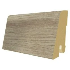 Bestpreis ⭐ BAUHAUS Egger Sockelleiste Garrison Eiche Grau 2,4 M X 17 Mm X 60 Mm, Gerade 💯