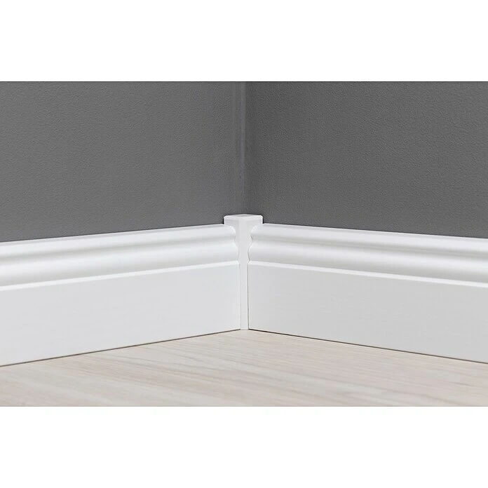 Am billigsten 🥰 BAUHAUS Sockelleiste 2,4 M X 1,8 Cm X 9,6 Cm, Nadelholz, Weiß Lackiert ✨ 6 Am billigsten 🥰 BAUHAUS Sockelleiste 2,4 M X 1,8 Cm X 9,6 Cm, Nadelholz, Weiß Lackiert ✨ – Bild 6