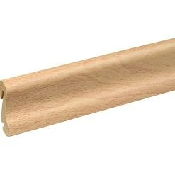 Aktion 👏 BAUHAUS Profiles And More Sockelleiste FU18H Buche Hell 2,4 M X 18,5 Mm X 38,5 Mm, Geschwungen 🔥