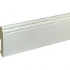 Budget ⌛ BAUHAUS Sockelleiste FU94L Weiß, 2,4 M X 19 Mm X 111 Mm, Grundiert ⭐