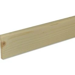 Rabatt 😉 BAUHAUS Sockelleiste SF260 2,4 M X 1 Cm X 7 Cm, Fichte/Kiefer Astig 🧨