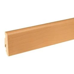 Brandneu ❤️ BAUHAUS Profiles And More Furnierleiste SU60L Buche Gedämpft 2,5 M X 19 Mm X 58 Mm, Gerade 👍