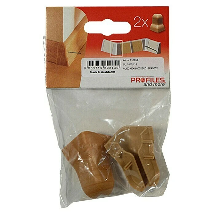 Auslauf 💯 BAUHAUS Profiles And More Außenecke SU18/FU18 Birne Golden, 2 Stk. 💯 2 Auslauf 💯 BAUHAUS Profiles And More Außenecke SU18/FU18 Birne Golden, 2 Stk. 💯 – Bild 2