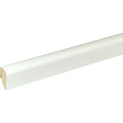 Brandneu ⭐ BAUHAUS Sockelleiste FU49L Weiß, 2,4 M X 20 Mm X 40 Mm, Lackiert ⌛