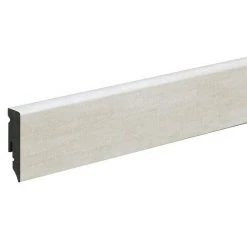 Am billigsten 🧨 BAUHAUS Profiles And More Sockelleiste KU051L Pinie Weiß 2,4 M X 15 Mm X 50 Mm, Gerade ⭐