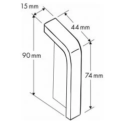 Blitzangebot ⌛ BAUHAUS Marley Endkappe Rechts, Silbereiche, 2 Stk. 🔥 -Bodenverlegebedarf Verkäufe 12 2410