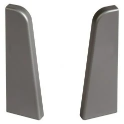 Angebote ❤️ BAUHAUS Egger Endkappe Silber, 2 Stk., Passend Für: Egger Sockelleisten 17 X 60 Mm 🔥