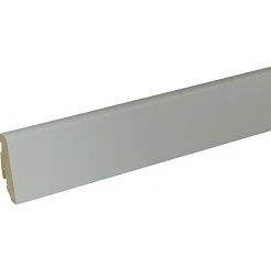 Rabatt ❤️ BAUHAUS Sockelleiste FU60L Weiß 2,4 M X 19 Mm X 58 Mm, Gerade ✔️