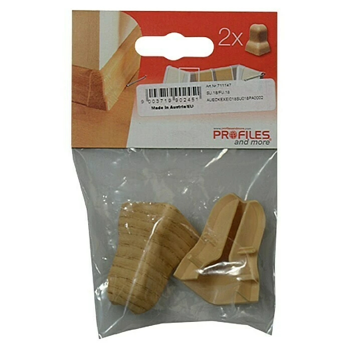 Billig 🌟 BAUHAUS Profiles And More Außenecke SU18/FU18 Eiche Natur, 2 Stk. ⌛ 2 Billig 🌟 BAUHAUS Profiles And More Außenecke SU18/FU18 Eiche Natur, 2 Stk. ⌛ – Bild 2