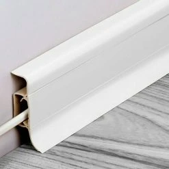 Schlussverkauf ✨ BAUHAUS LOGOCLIC Kabelkanalleiste Weiß, 2,5 M X 22,5 Mm X 50 Mm ⭐