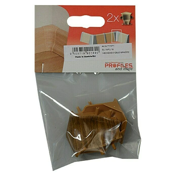 Brandneu ❤️ BAUHAUS Profiles And More Innenecke SU18/FU18 Eiche Dunkelbraun, 2 Stk. 🥰 2 Brandneu ❤️ BAUHAUS Profiles And More Innenecke SU18/FU18 Eiche Dunkelbraun, 2 Stk. 🥰 – Bild 2