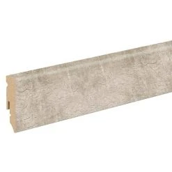 Großhandel 🤩 BAUHAUS Profiles And More Sockelleiste KU51L Eiche Monza Grau 2,4 M X 15 Mm X 50 Mm, Gerade 🛒