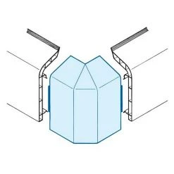 Besorgen 🧨 BAUHAUS Marley Außenecke 2 Stk., Weiß ✔️ -Bodenverlegebedarf Verkäufe 12 2514