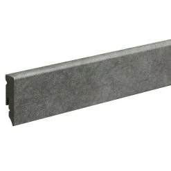 Budget 😉 BAUHAUS Profiles And More Sockelleiste KU051L Nimbus Dark 2,4 M X 15 Mm X 50 Mm, Gerade 🎉