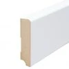 Bestes Angebot 😉 BAUHAUS Sockelleiste Weiß, 2,4 M X 18 Mm X 78 Mm, Gerade ⌛