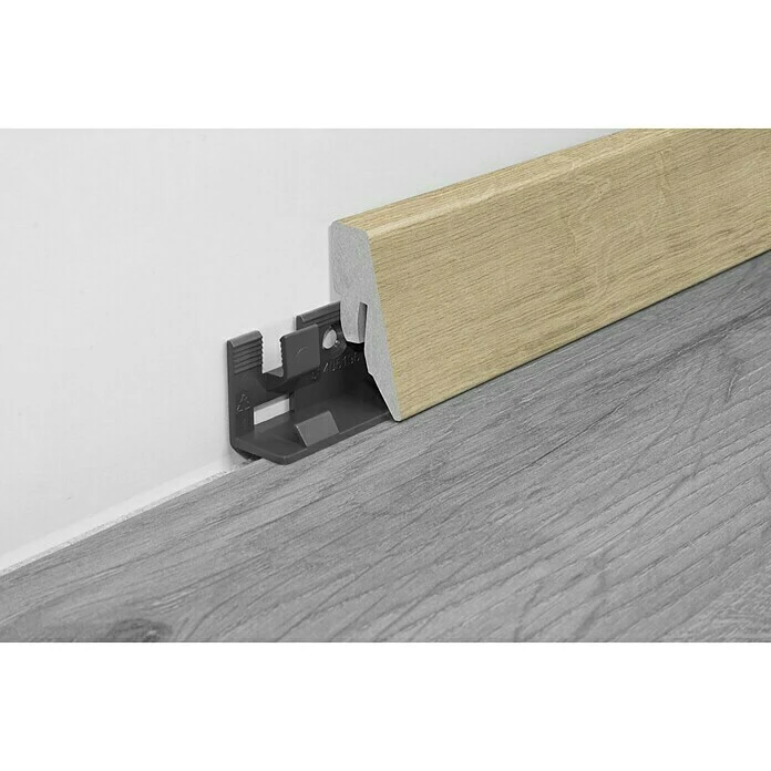 Coupon 🛒 BAUHAUS LOGOCLIC Sockelleiste K40 C Eiche 2,6 M X 19 Mm X 40 Mm, Gerade ❤️ 1 Coupon 🛒 BAUHAUS LOGOCLIC Sockelleiste K40 C Eiche 2,6 M X 19 Mm X 40 Mm, Gerade ❤️