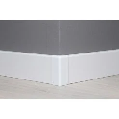 Großhandel ✨ BAUHAUS Außenecke Modern 58 Weiß, 2 Stk. 🧨 -Bodenverlegebedarf Verkäufe 12 285