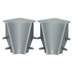 Budget 🤩 BAUHAUS Profiles And More Innenecke FU147H Silber, 2 Stk. 🎁