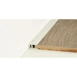 Schlussverkauf 🎁 BAUHAUS LOGOCLIC Abschlussprofil 222 Silber, 2,7 M X 21 Mm, Montageart: Schrauben ⌛