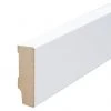 Rabatt ⌛ BAUHAUS Sockelleiste Weiß, 2,4 M X 16 Mm X 40 Mm, Gerade, MDF 🔥