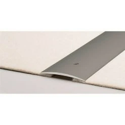 Neu 🛒 BAUHAUS LOGOCLIC Übergangsprofil 134 Edelstahl Matt, 1 M X 60 Mm X 5 Mm, Montageart: Schrauben 🔥