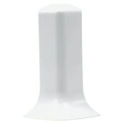 Schlussverkauf 🌟 BAUHAUS LOGOCLIC Außenecke Weiß, 2 Stk., Geeignet Für: Klemmsockelleisten ⭐