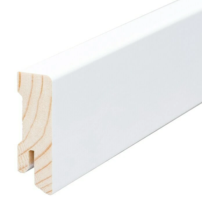 Budget ⭐ BAUHAUS Sockelleiste 2,4 M X 1,6 Cm X 4 Cm, Nadelholz, Weiß Lackiert ❤️ 1 Budget ⭐ BAUHAUS Sockelleiste 2,4 M X 1,6 Cm X 4 Cm, Nadelholz, Weiß Lackiert ❤️