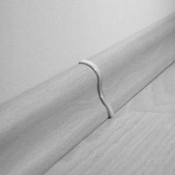 Großhandel 😍 BAUHAUS LOGOCLIC Übergangskappe K40 Chrom Matt, 2 Stk., Geeignet Für: Sockelleiste K40 😀