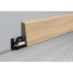Angebote 💯 BAUHAUS LOGOCLIC Aquaprotect Sockelleiste Edition K58 Sundance Oak 2,6 M X 18 Mm X 58 Mm, Gerade 👏