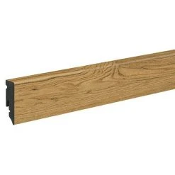 Bestes Angebot ❤️ BAUHAUS Profiles And More Sockelleiste KU51L Eiche Sumatra 2,4 M X 15 Mm X 50 Mm, Gerade 👍