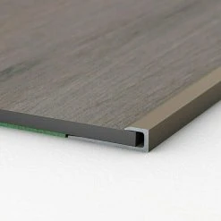 Brandneu ❤️ BAUHAUS LOGOCLIC Abschlussprofil 143 Edelstahl Matt, 1 M X 27 Mm X 7,6 Mm, Montageart: Schrauben 🥰