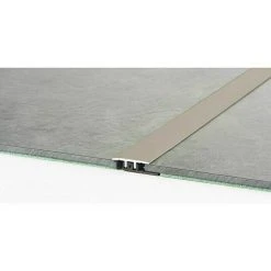 Blitzangebot 🎁 BAUHAUS LOGOCLIC Übergangsprofil 322 Edelstahl Matt, 0,9 M X 27 Mm, Montageart: Stecken 😉