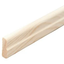 Brandneu 🌟 BAUHAUS Sockelleiste 2,4 M X 0,7 Cm X 2,3 Cm, Kiefer, Unbehandelt ✔️