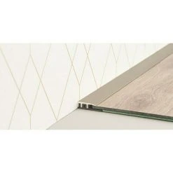 Billig 😍 BAUHAUS LOGOCLIC Abschlussprofil 324 Edelstahl Matt, 0,9 M X 21 Mm, Montageart: Stecken 🔥