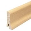 Brandneu ⌛ BAUHAUS Sockelleiste Eiche Hell 2,4 M X 2,1 Cm X 6 Cm ✨