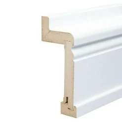 Top 10 💯 BAUHAUS Rohrabdeckleiste Weiß, 2,5 M X 68 Mm X 145 Mm, Profiliert 🔥