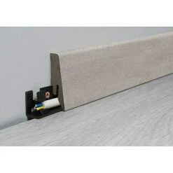 Am billigsten 😀 BAUHAUS LOGOCLIC Aquaprotect Sockelleiste K58 Grace 2,6 M X 18 Mm X 58 Mm, Gerade ⭐