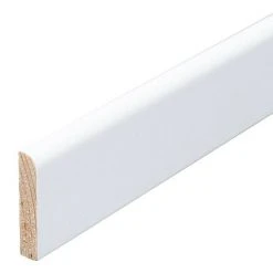 Billig ⌛ BAUHAUS Sockelleiste 2,4 M X 0,6 Cm X 2,8 Cm, Nadelholz, Weiß Lackiert ❤️