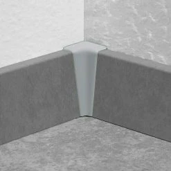 Großhandel 🥰 BAUHAUS LOGOCLIC Innenecke K40 C Grau, 2 Stk., Passend Für: LOGOCLIC Sockelleiste K40 C 😍