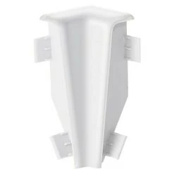 Auslauf ✨ BAUHAUS LOGOCLIC Innenecke K50 Weiß, 2 Stk., Passend Für: LOGOCLIC Sockelleiste K50 🧨