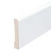 Angebote ❤️ BAUHAUS Sockelleiste Weiß, 2,44 M X 1 Cm X 5,8 Cm, Gerade ❤️