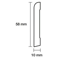 Angebote ❤️ BAUHAUS Sockelleiste Weiß, 2,44 M X 1 Cm X 5,8 Cm, Gerade ❤️ 5 Angebote ❤️ BAUHAUS Sockelleiste Weiß, 2,44 M X 1 Cm X 5,8 Cm, Gerade ❤️ -Bodenverlegebedarf Verkäufe 12 664
