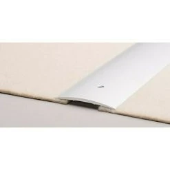 Brandneu ⌛ BAUHAUS LOGOCLIC Übergangsprofil 134 Silber, 2,7 M X 60 Mm X 5 Mm, Montageart: Schrauben ⌛