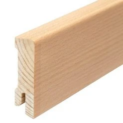 Großhandel ⌛ BAUHAUS Sockelleiste Buche 2,4 M X 1,6 Cm X 5,8 Cm 🎁