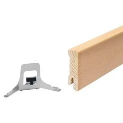 Großhandel ⌛ BAUHAUS Sockelleiste Buche 2,4 M X 1,6 Cm X 5,8 Cm 🎁 -Bodenverlegebedarf Verkäufe 12 685