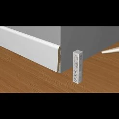 Bestpreis ❤️ BAUHAUS Profiles And More Eckstäbchen 18 X 18 X 62 Mm, Weiß, 2 Stk. 🎉 -Bodenverlegebedarf Verkäufe 12 703