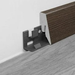 Coupon ⭐ BAUHAUS LOGOCLIC Sockelleiste K40 C Eiche Rapollo 2,6 M X 19 Mm X 40 Mm, Gerade ✔️