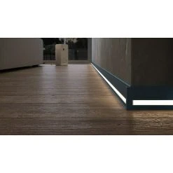 Coupon 🧨 BAUHAUS Deckprofil Cubica LS80 Light Down Anthrazit, 2,5 M X 19 Mm X 80 Mm 😉 -Bodenverlegebedarf Verkäufe 12 756